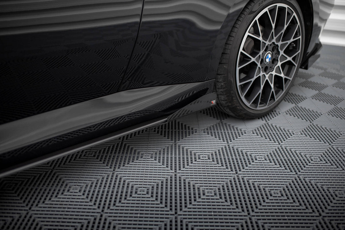 Maxton Side Flaps BMW 2 Coupe G42 schwarz Hochglanz