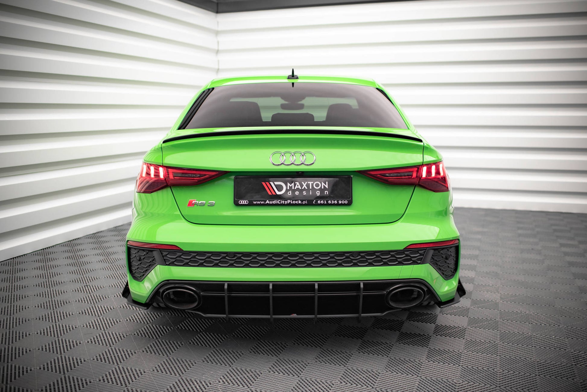 Maxton Street Pro Heckschürze für Audi RS3 Limousine 8Y