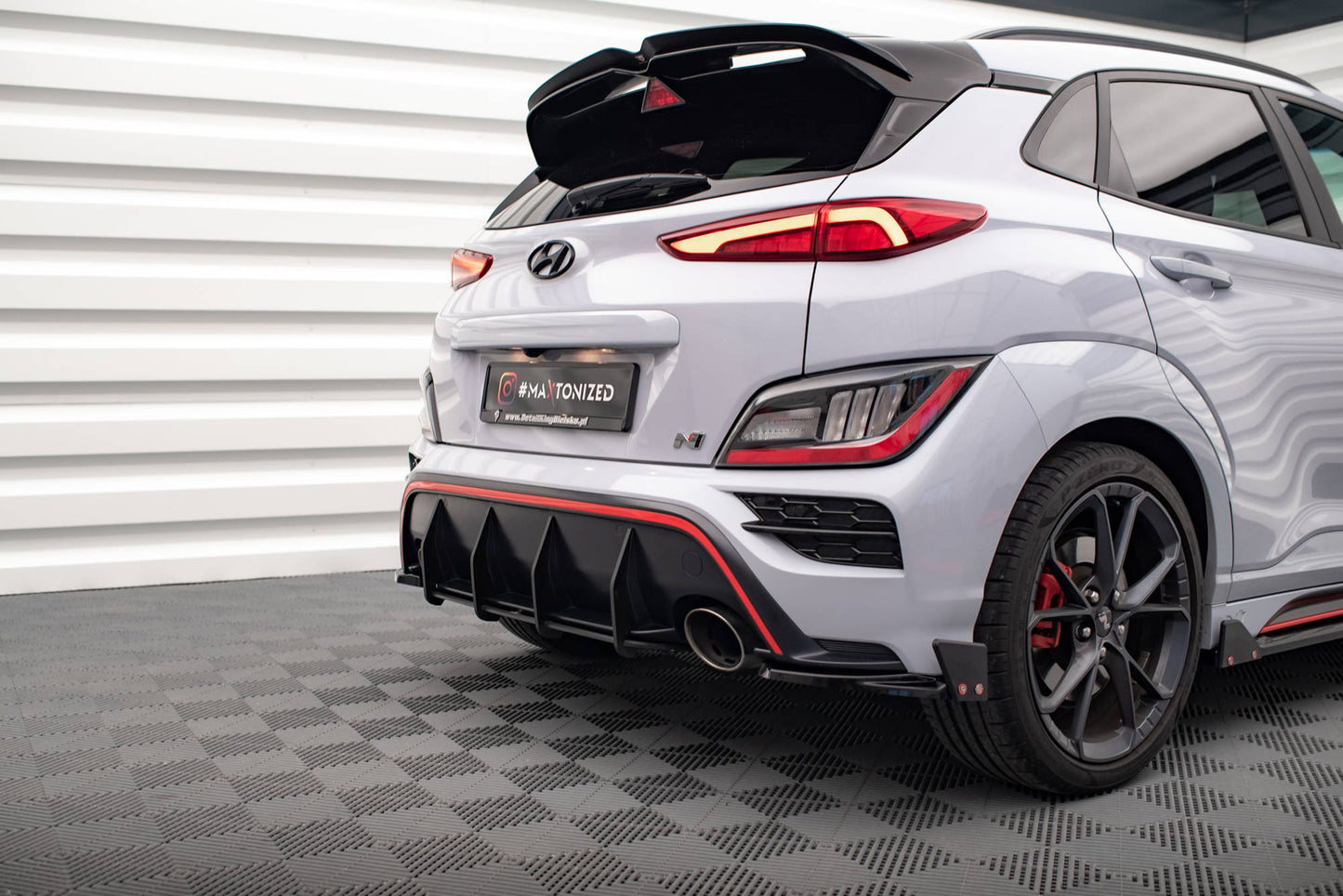 Maxton Street Pro Heckschürze für Hyundai Kona N Mk1