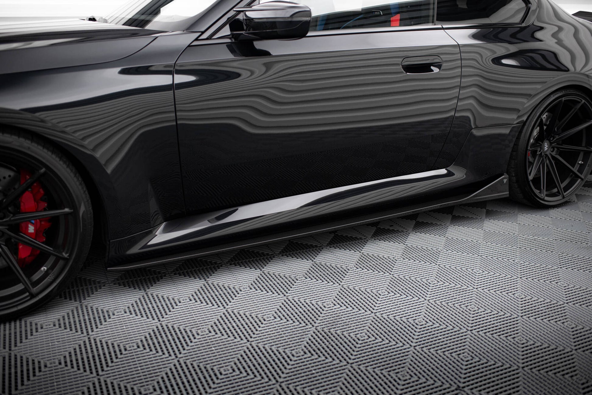Maxton Set of Carbon Fiber Splitters BMW M2 G87 schwarz matt