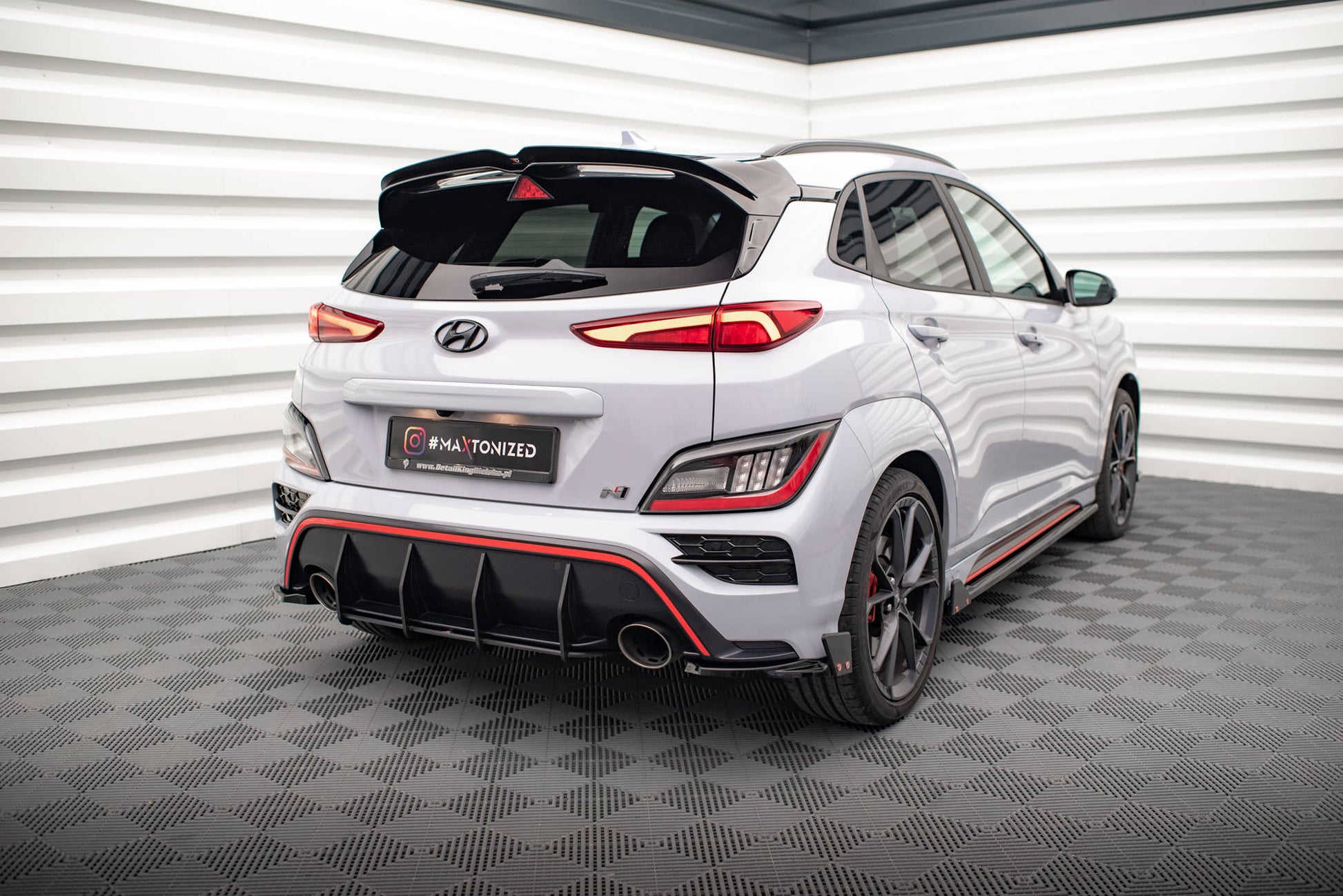 Maxton Street Pro Heckschürze für Hyundai Kona N Mk1