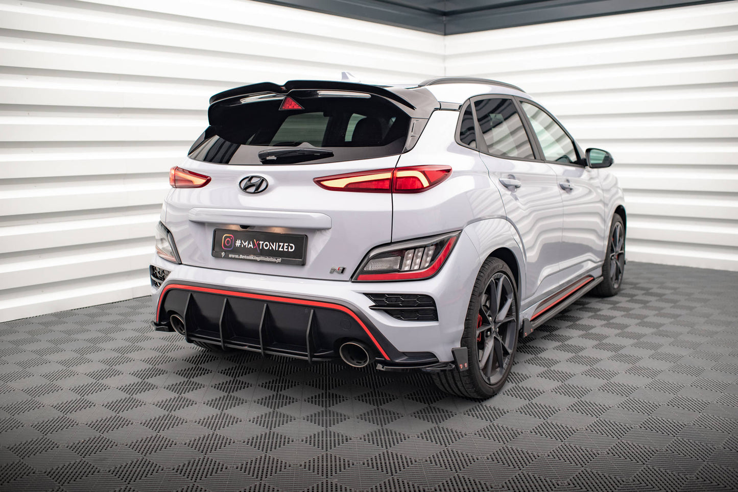Maxton Street Pro Heckschürze für Hyundai Kona N Mk1
