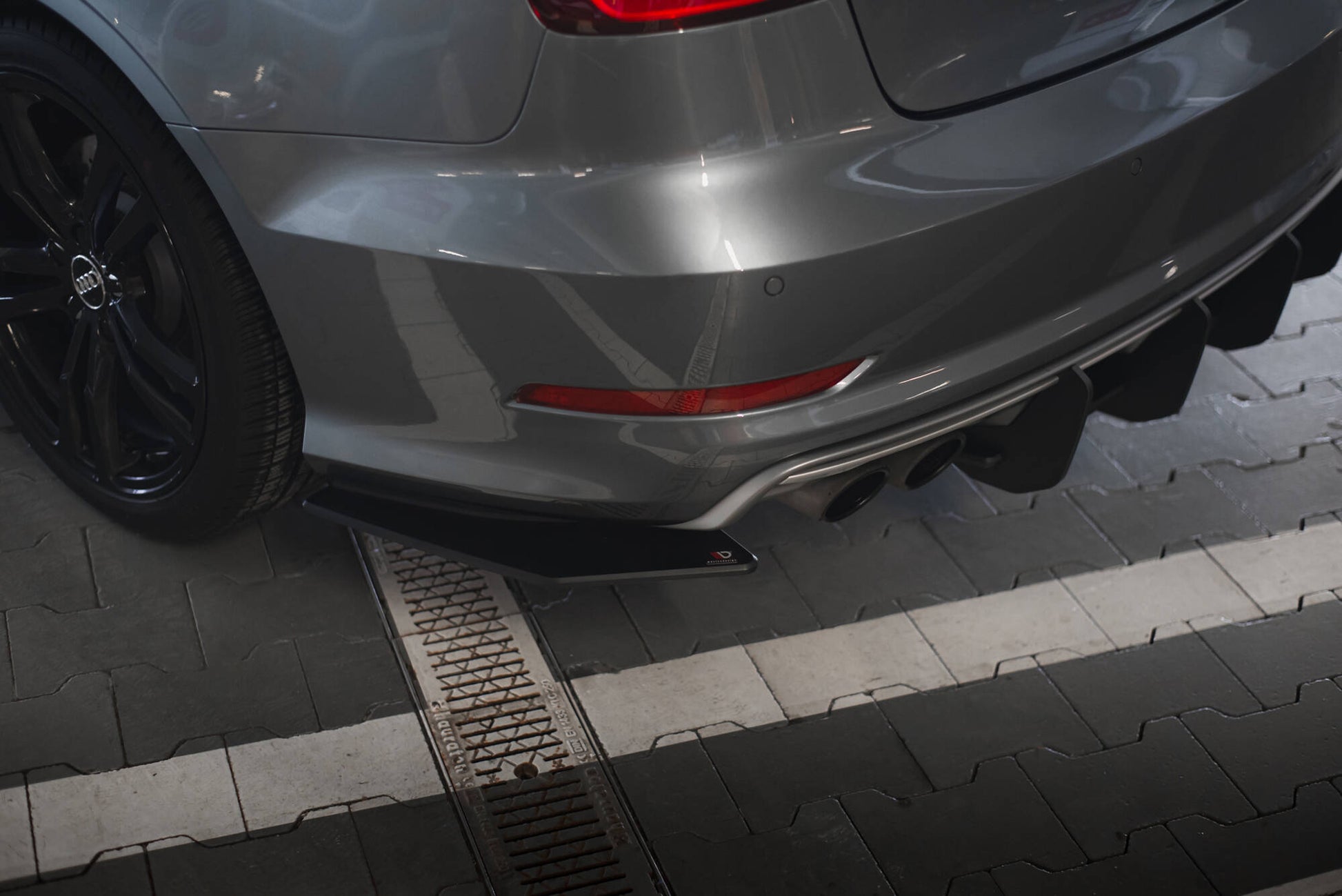 Maxton Street Pro Heck Ansatz Flaps Diffusor für  Audi S3 Limousine 8V