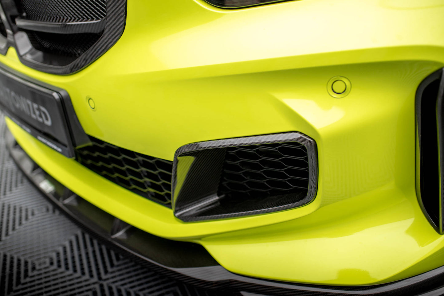 Maxton Carbon Fiber Front Bumper Side Vents BMW 1er F40 M-Paket/ M135i
