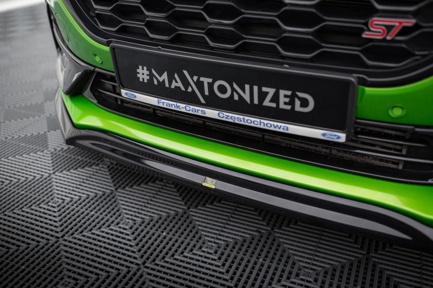 Maxton Front Ansatz V.2 für Ford Puma ST / ST-Line Mk1 schwarz Hochglanz