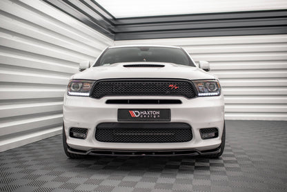 Maxton Front Ansatz V.1 für Dodge Durango RT / SRT Mk3 Facelift schwarz Hochglanz