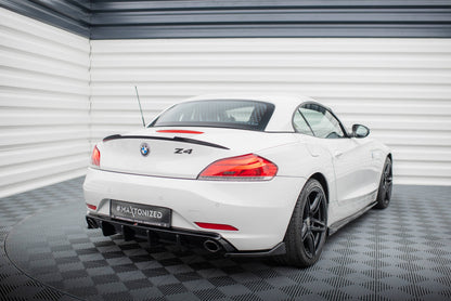 Maxton Heck Ansatz Flaps Diffusor für BMW Z4 E89 schwarz Hochglanz