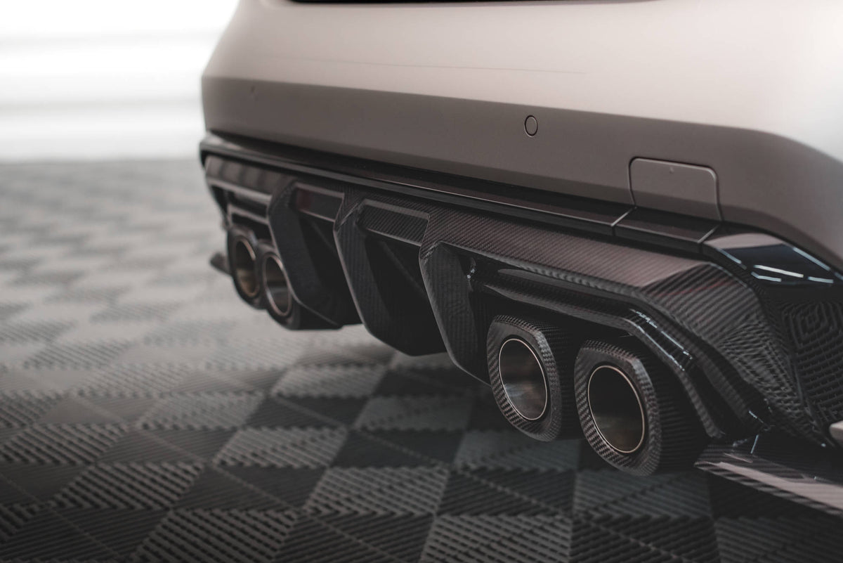 Maxton Carbon Fiber Diffusor Heck Ansatz für BMW M4 G82  / M3 G80