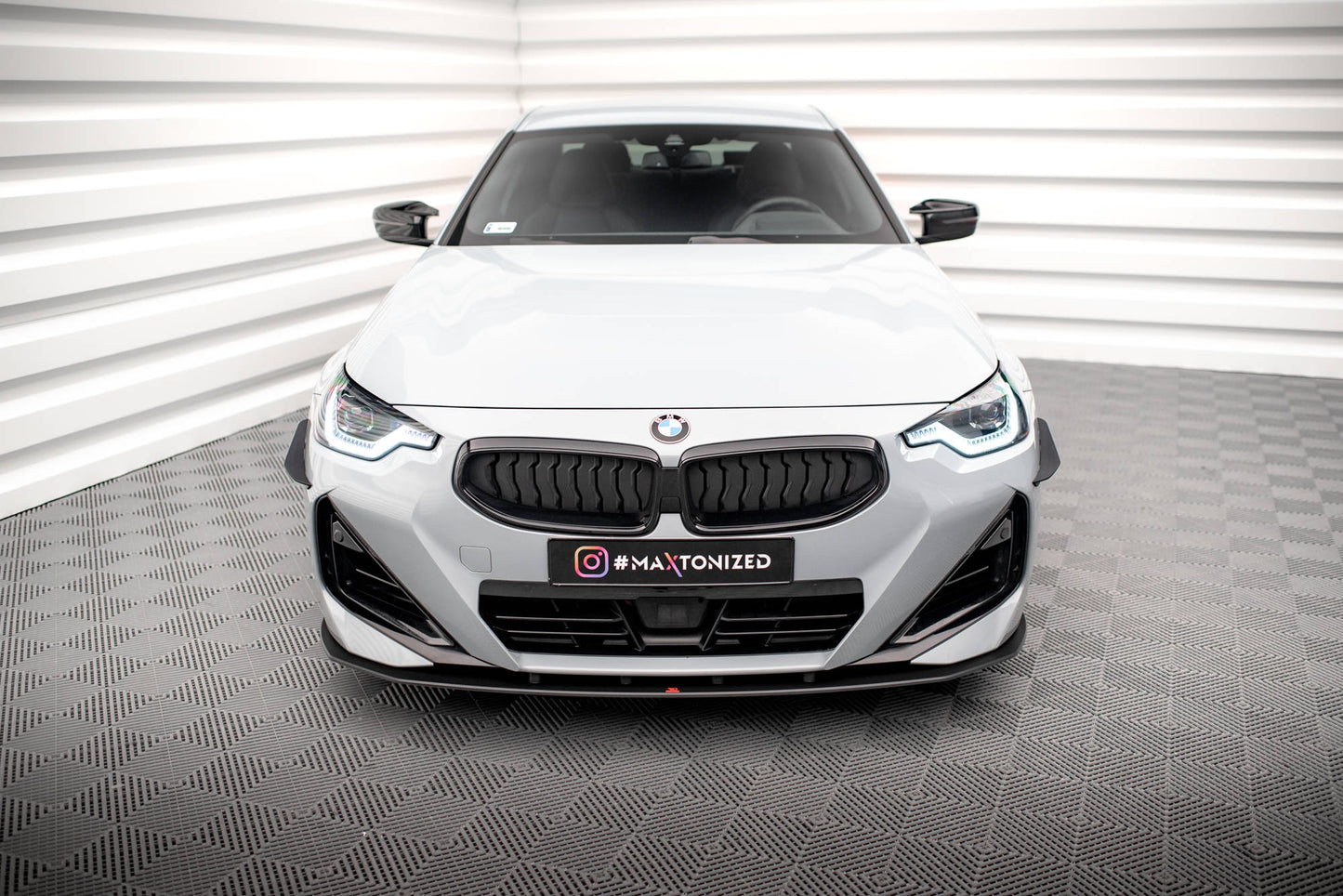 Maxton Street Pro Front Ansatz für für BMW 2 Coupe M-Paket / M240i G42