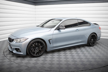 Maxton Street Pro Seitenschweller Ansatz für BMW 4er Coupe / Gran Coupe / Cabrio M-Paket F32 / F36 / F33