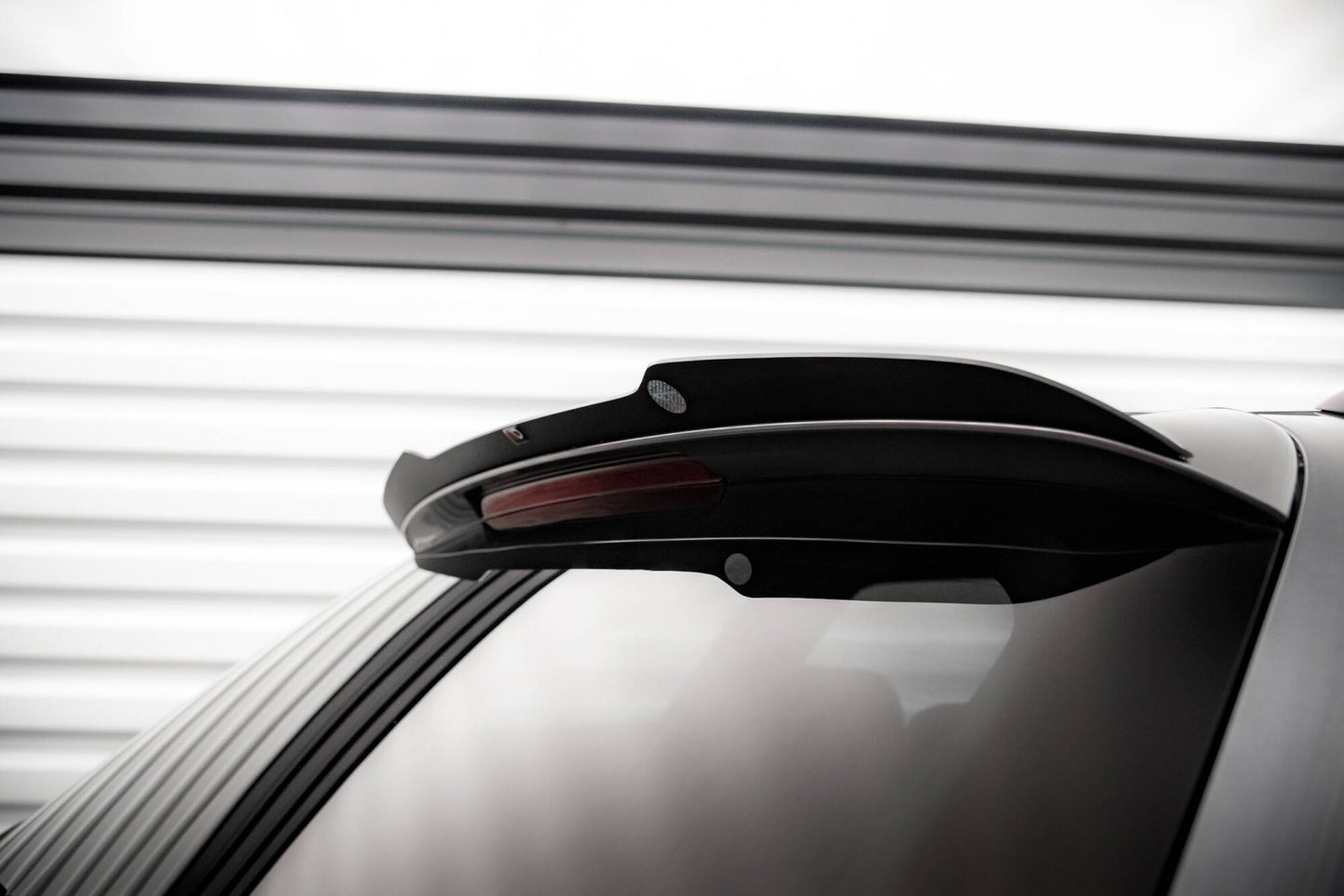 Maxton Spoiler CAP für Audi A4 S-Line / S4 Avant B8 Facelift schwarz Hochglanz