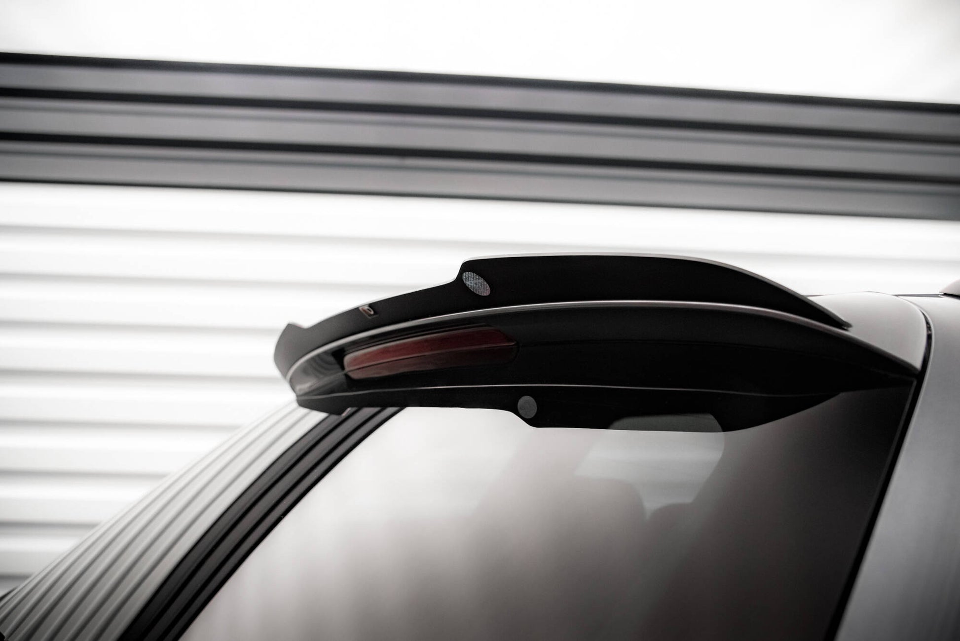 Maxton Spoiler CAP für Audi A4 S-Line / S4 Avant B8 Facelift schwarz Hochglanz