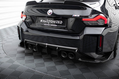Maxton Carbon Fiber Diffusor Heck Ansatz für BMW M2 G87