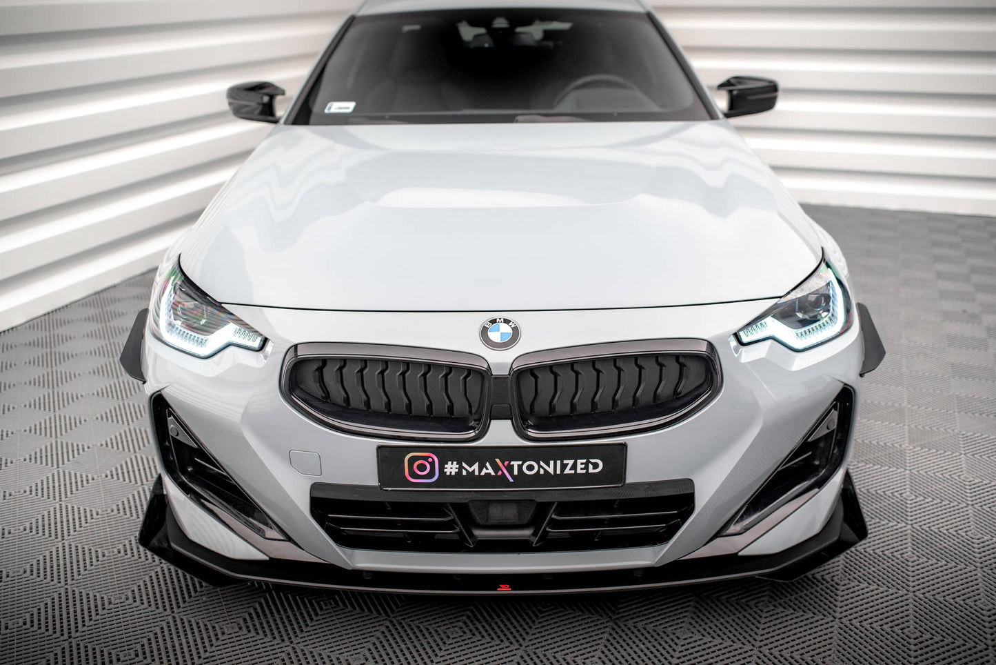 Maxton Stoßstangenflügel vorne (Canards) BMW 2 Coupe M-Paket / M240i G42