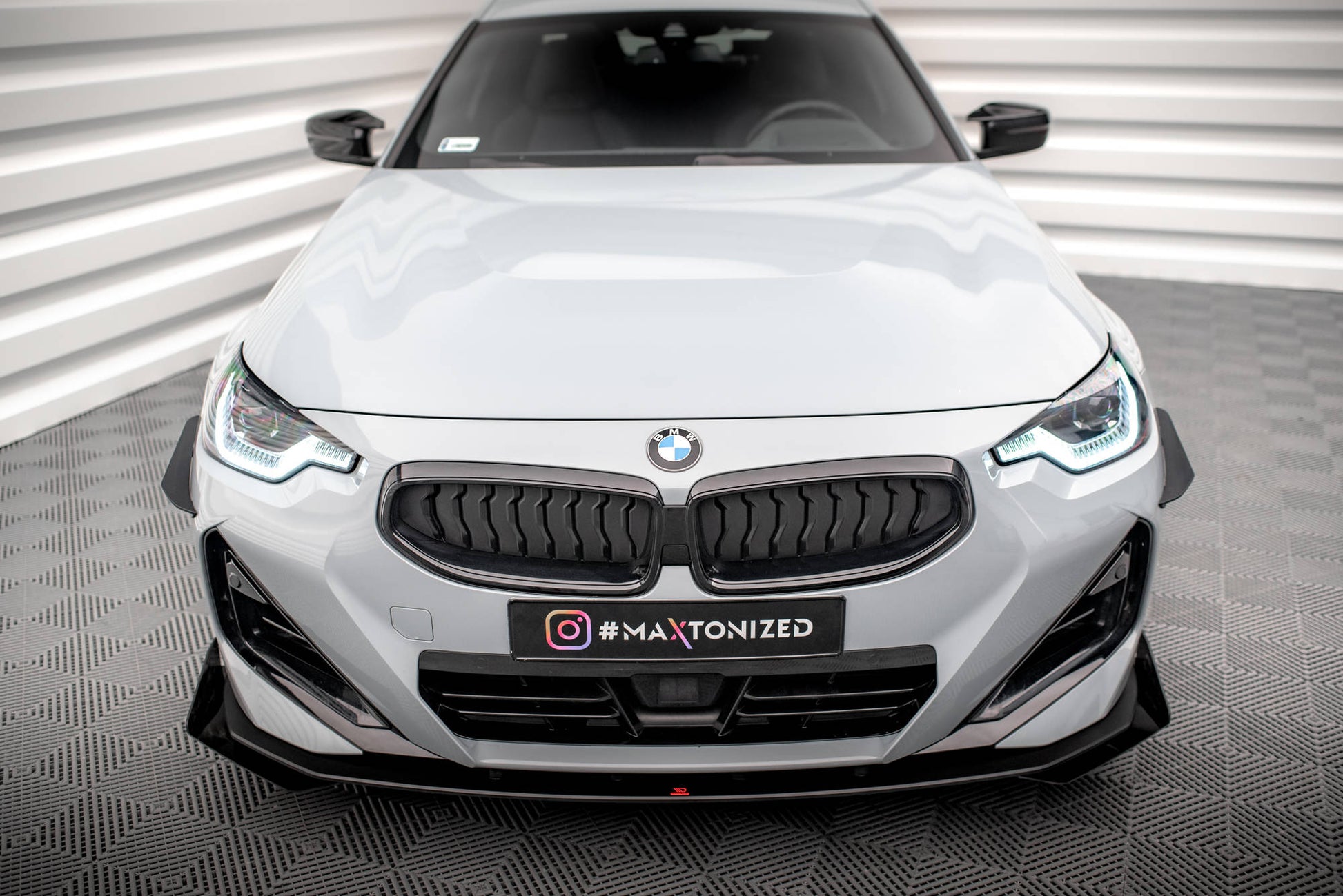 Maxton Stoßstangenflügel vorne (Canards) BMW 2 Coupe M-Paket / M240i G42