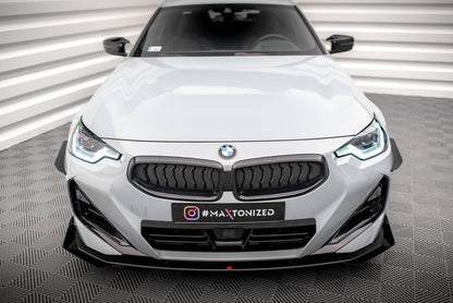 Maxton Stoßstangenflügel vorne (Canards) BMW 2 Coupe M-Paket / M240i G42