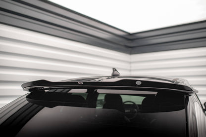 Maxton Höher Spoiler CAP für Kia EV6 GT-Line Mk1 schwarz Hochglanz