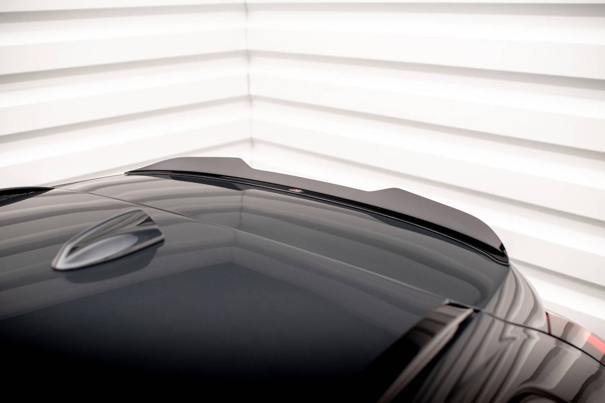 Maxton Spoiler CAP für Volvo V90 R-Design Mk2 schwarz Hochglanz