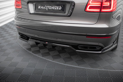 Maxton Mittlerer Diffusor Heck Ansatz DTM Look für Bentley Bentayga Mk1  schwarz Hochglanz