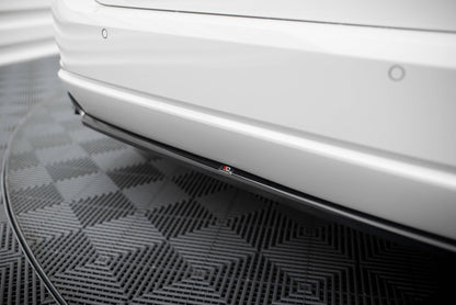 Maxton Mittlerer Diffusor Heck Ansatz für BMW 3er Limousine / Touring G20 / G21 Facelift schwarz Hochglanz