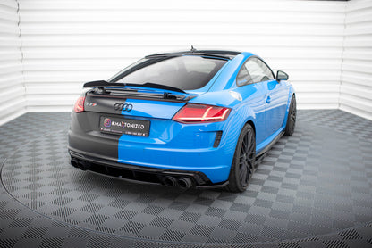 Maxton Heckscheiben Spoiler für Audi TT S 8S Facelift schwarz Hochglanz
