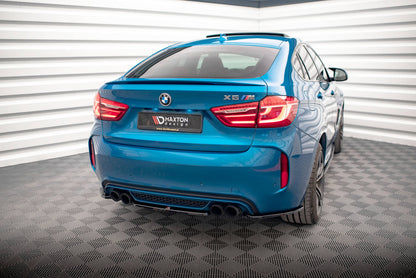 Maxton Heck Ansatz Flaps Diffusor für BMW X6 M F86 schwarz Hochglanz