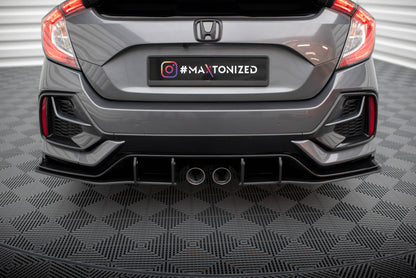 Maxton Street Pro Heck Ansatz Flaps Diffusor für Honda Civic Sport Mk 10 Facelift