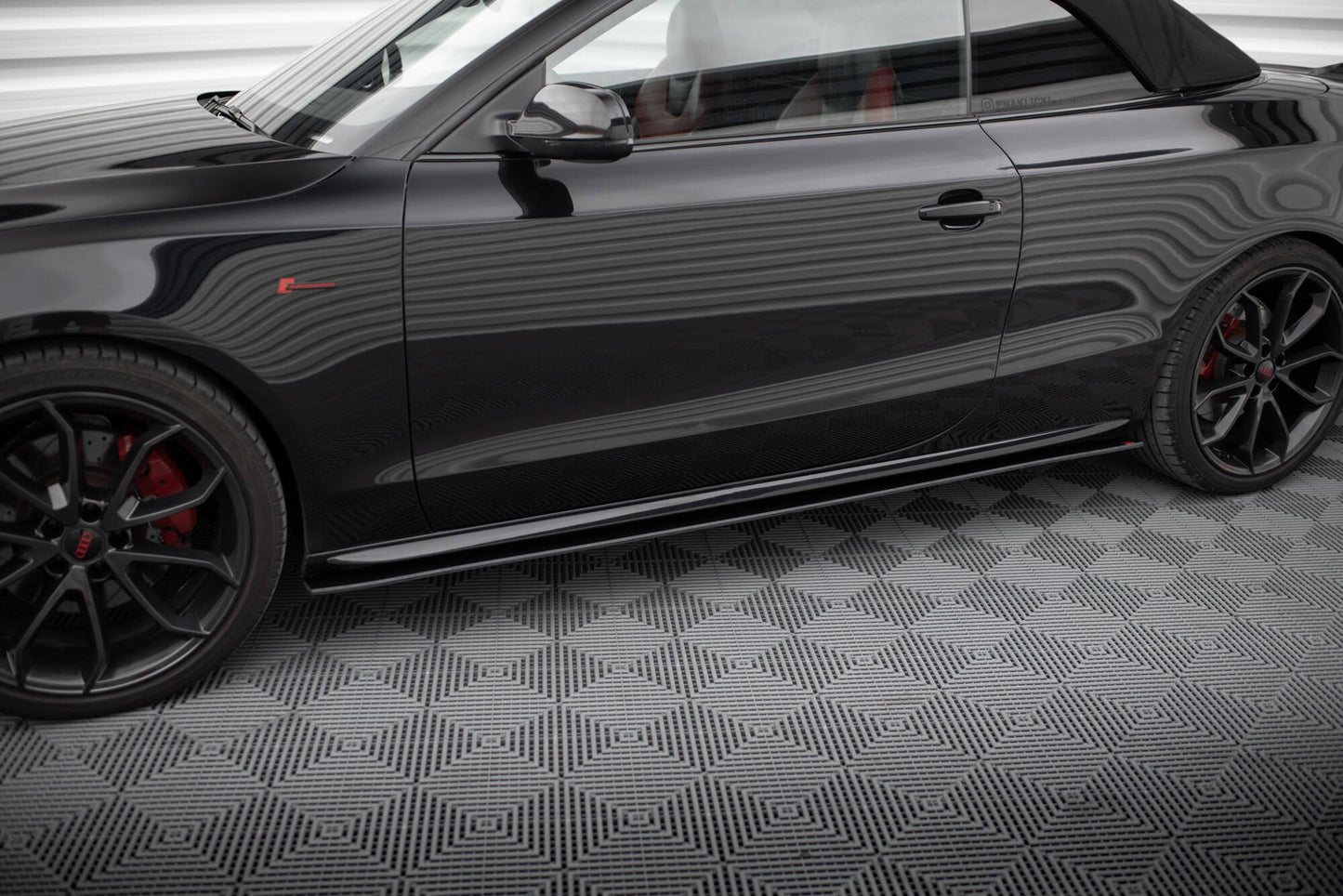 Maxton Street Pro Seitenschweller Ansatz für Audi A5 / A5 S-Line / S5 Coupe / Cabrio 8T / 8T Facelift