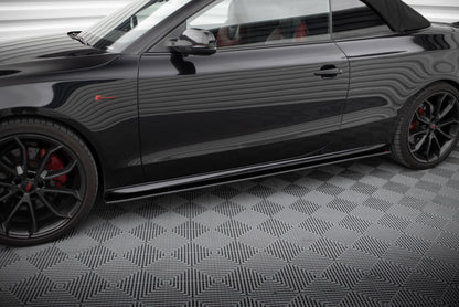 Maxton Street Pro Seitenschweller Ansatz für Audi A5 / A5 S-Line / S5 Coupe / Cabrio 8T / 8T Facelift