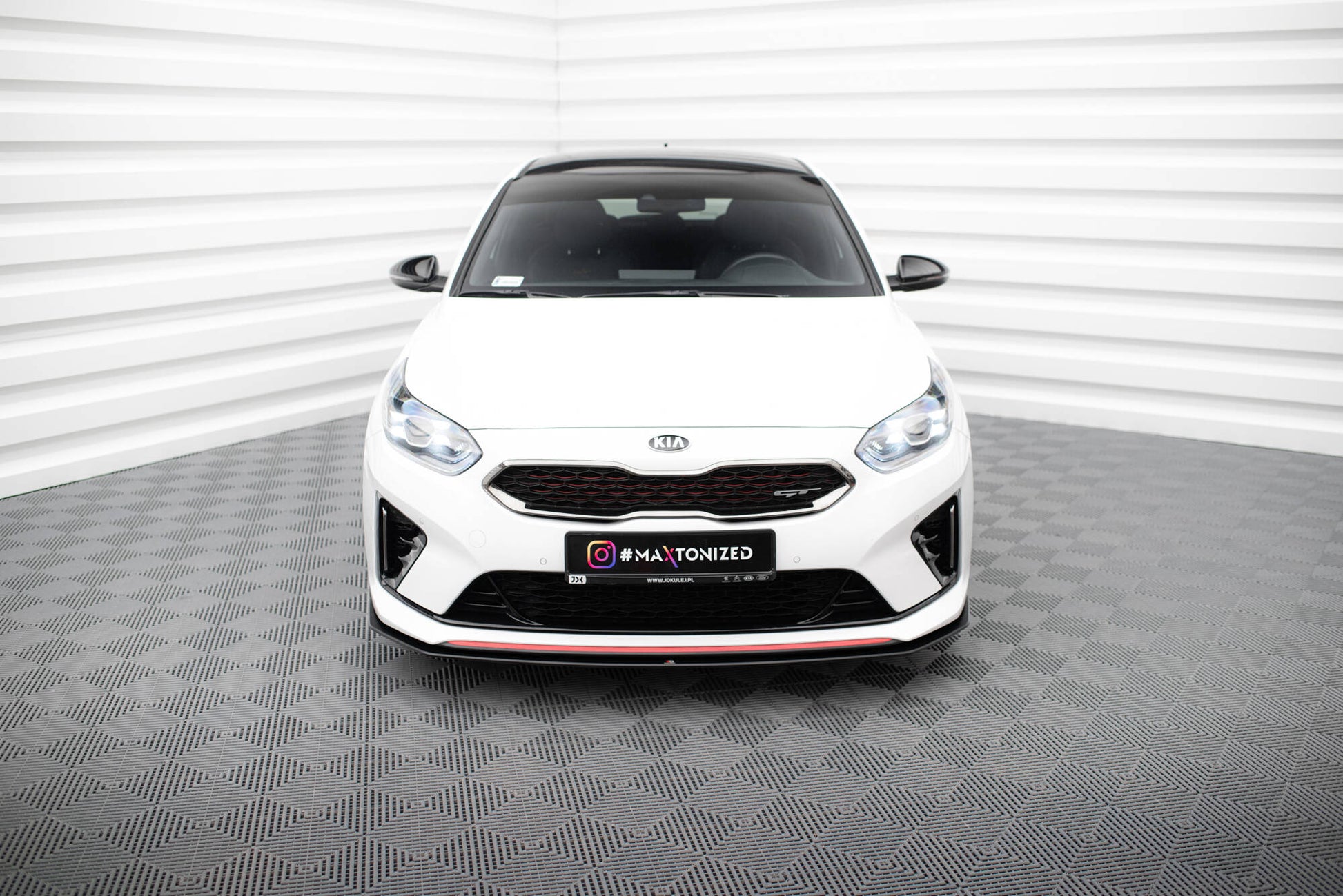 Maxton Street Pro Front Ansatz für für Kia Ceed GT Mk3 / Proceed Mk1