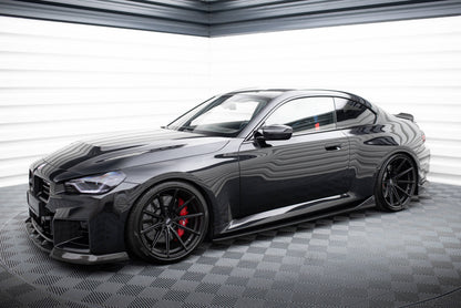 Maxton Set of Carbon Fiber Splitters BMW M2 G87 schwarz matt