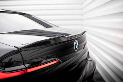 Maxton Spoiler CAP für 3D BMW 7 M-Paket / M760e / i7 M-Paket / 7 Standard G70 schwarz Hochglanz