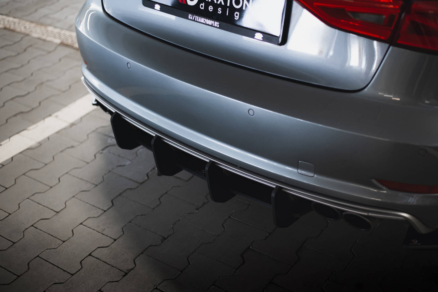 Maxton Street Pro Heckschürze für Audi S3 Limousine 8V