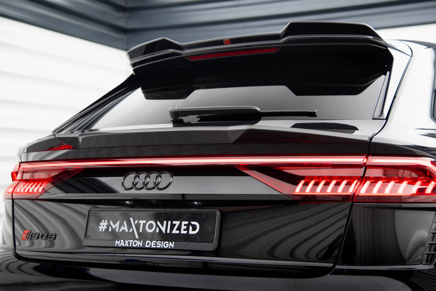 Maxton Carbon Fiber Heckklappenspoiler (Niedriger) Audi RSQ8 / SQ8 / Q8 S-Line Mk1