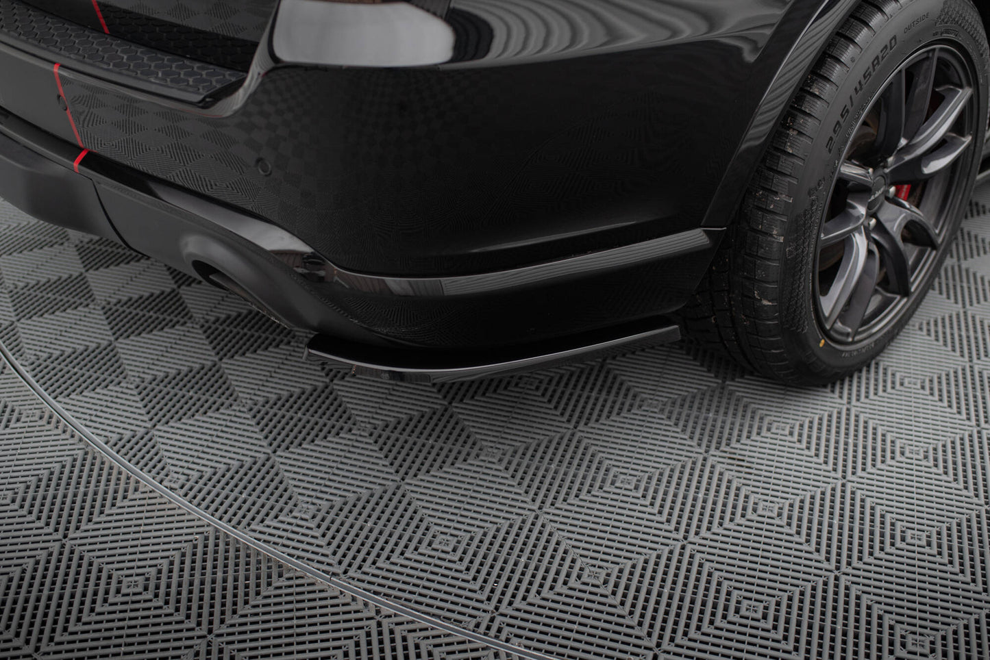 Maxton Heck Ansatz Flaps Diffusor für Dodge Durango SRT Mk3  schwarz Hochglanz