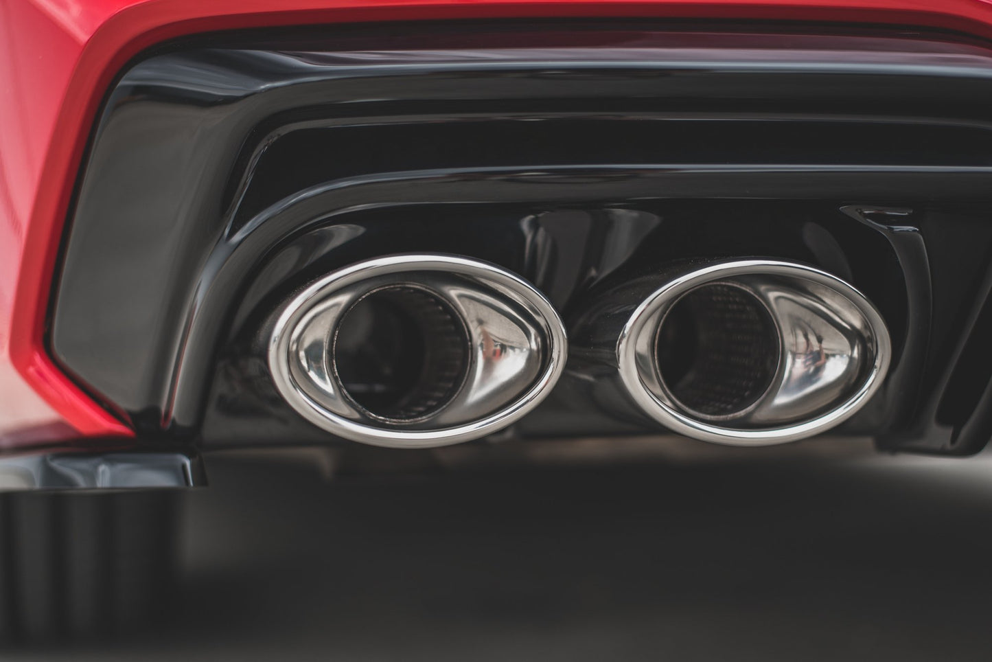 Maxton Diffusor Heck Ansatz für + Endschalldampfer Sportauspuff Attrappe Audi A7 S-Line C8 / S7 C8 / C8 Facelift / S7 Face...