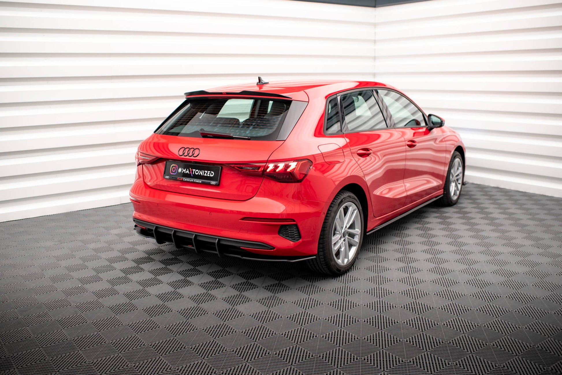 Maxton Street Pro Heckschürze für Audi A3 Sportback 8Y