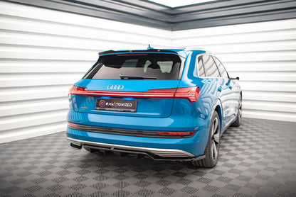 Maxton Spoiler CAP für Audi e-tron schwarz Hochglanz