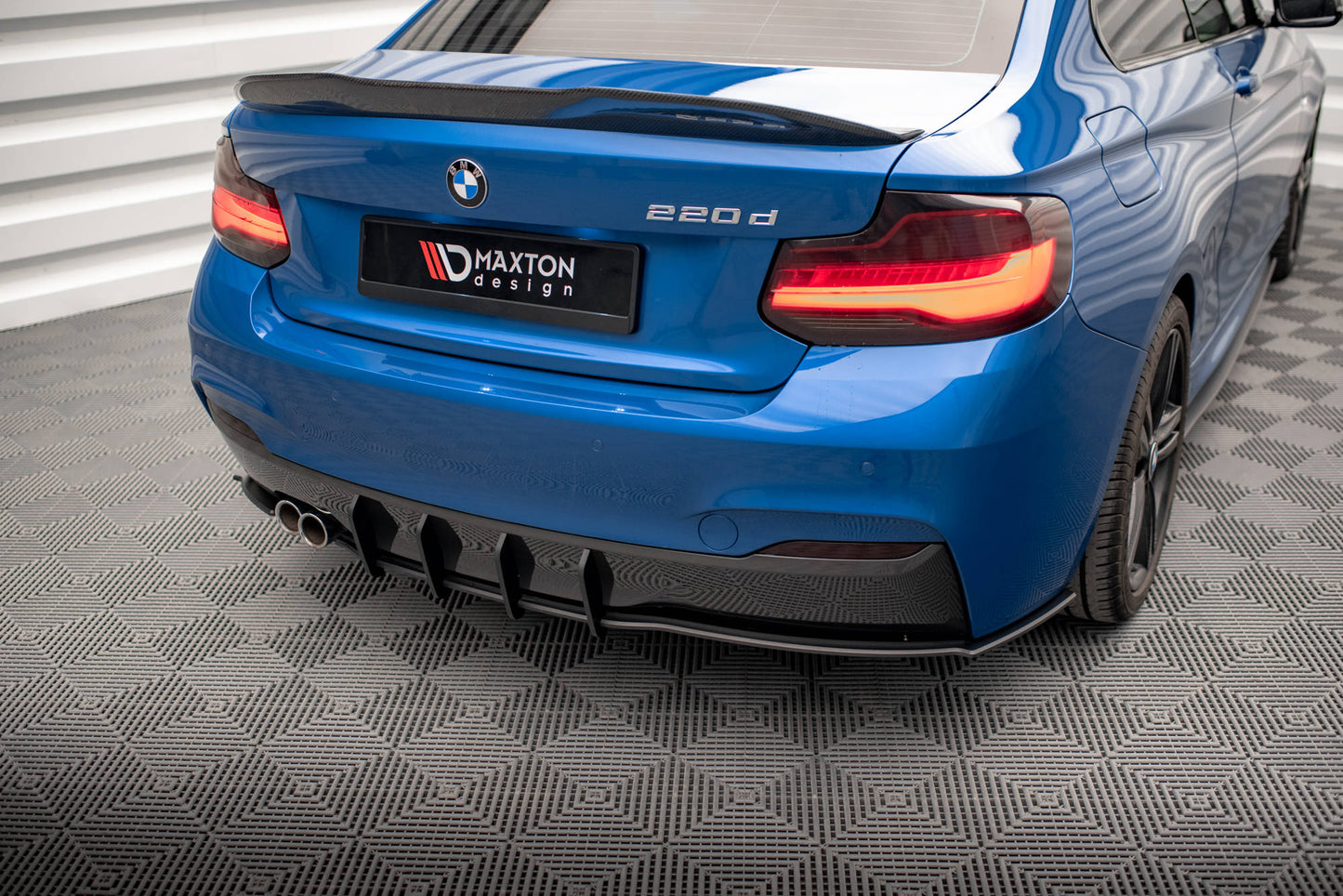 Maxton Street Pro Heckschürze für BMW 2 M-Paket F22