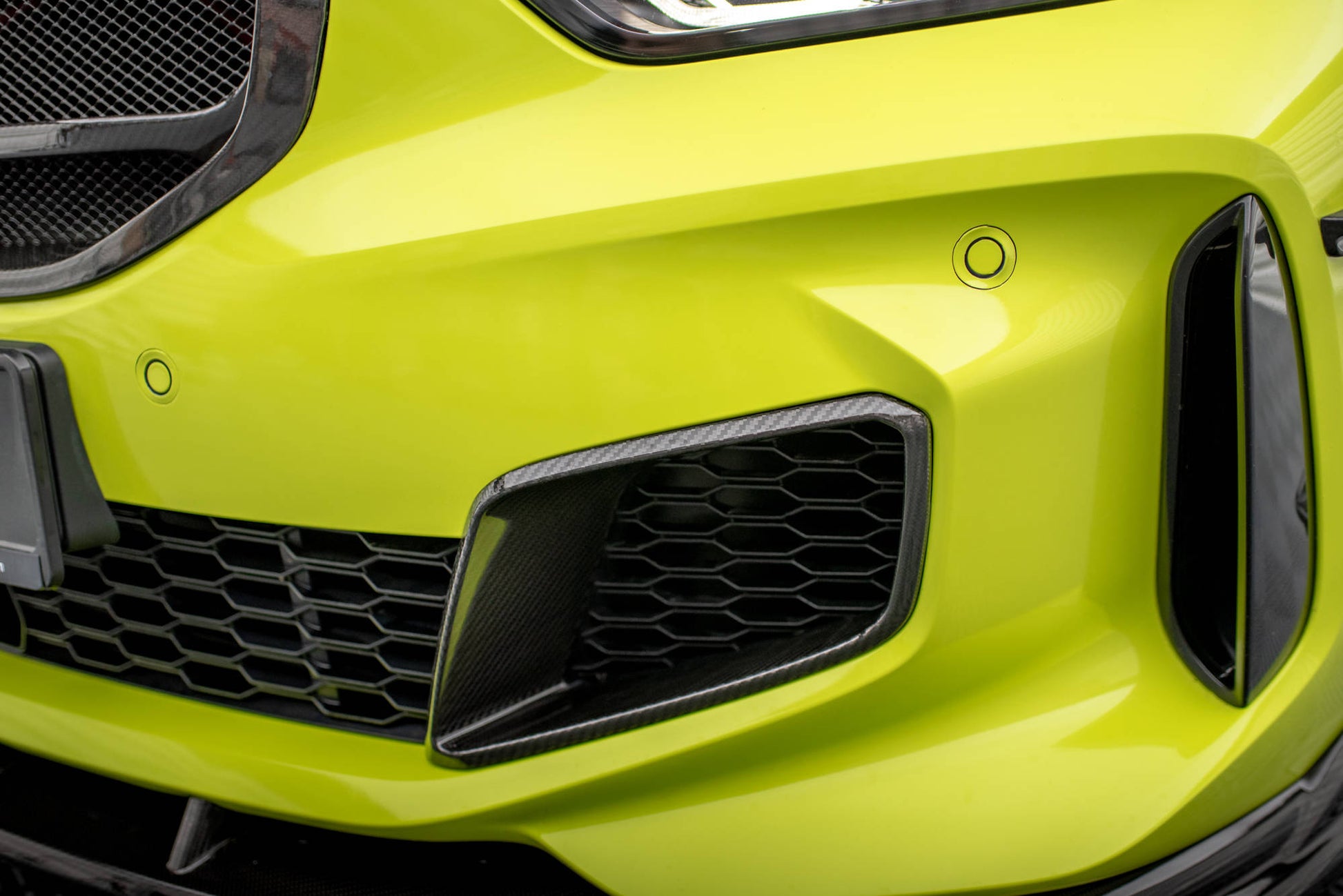 Maxton Carbon Fiber Front Bumper Side Vents BMW 1er F40 M-Paket/ M135i