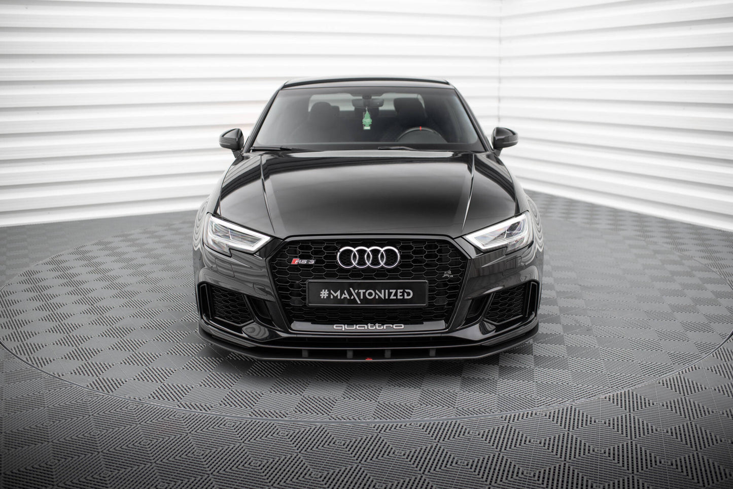 Maxton Street Pro Front Ansatz für für Audi RS3 Limousine 8V Facelift