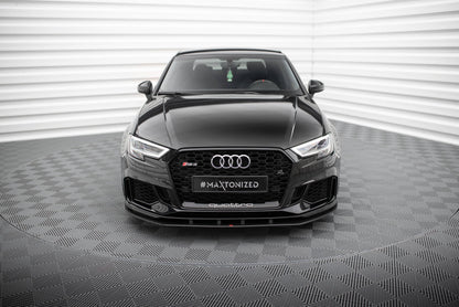 Maxton Street Pro Front Ansatz für für Audi RS3 Limousine 8V Facelift