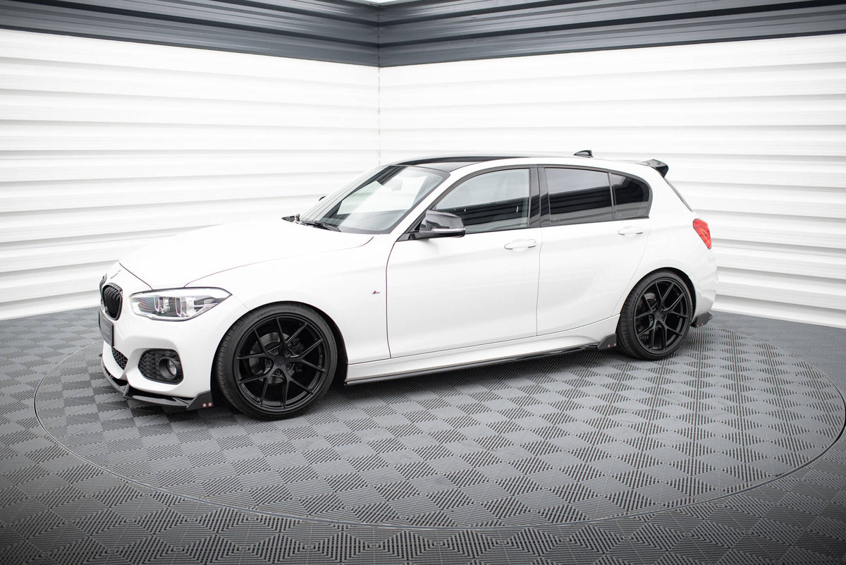 Maxton Seitenschweller Ansatz für V.4 + Flaps BMW 1er M-Paket / M140i F20 Facelift