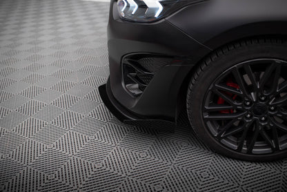 Maxton Front Flaps Kia Proceed GT Mk1 Facelift / Ceed GT Mk3 Facelift  schwarz Hochglanz