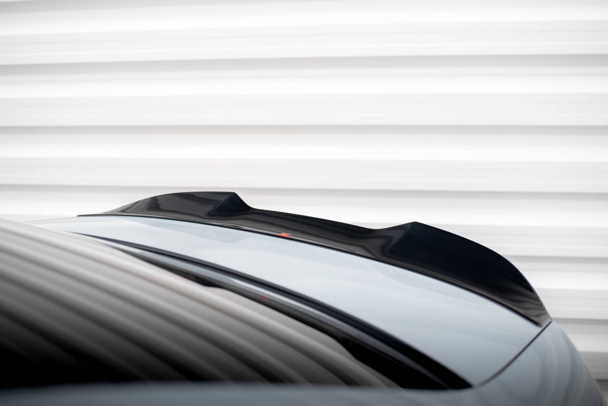 Maxton Spoiler CAP für 3D BMW M340i / 3 M-Paket / M3 Limousine G20  schwarz Hochglanz