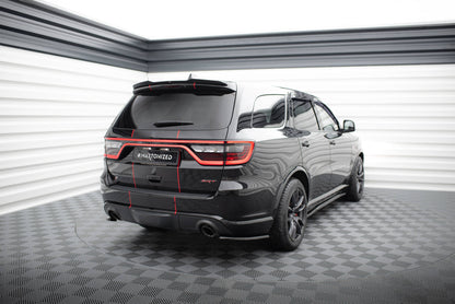 Maxton Heck Ansatz Flaps Diffusor für Dodge Durango SRT Mk3  schwarz Hochglanz