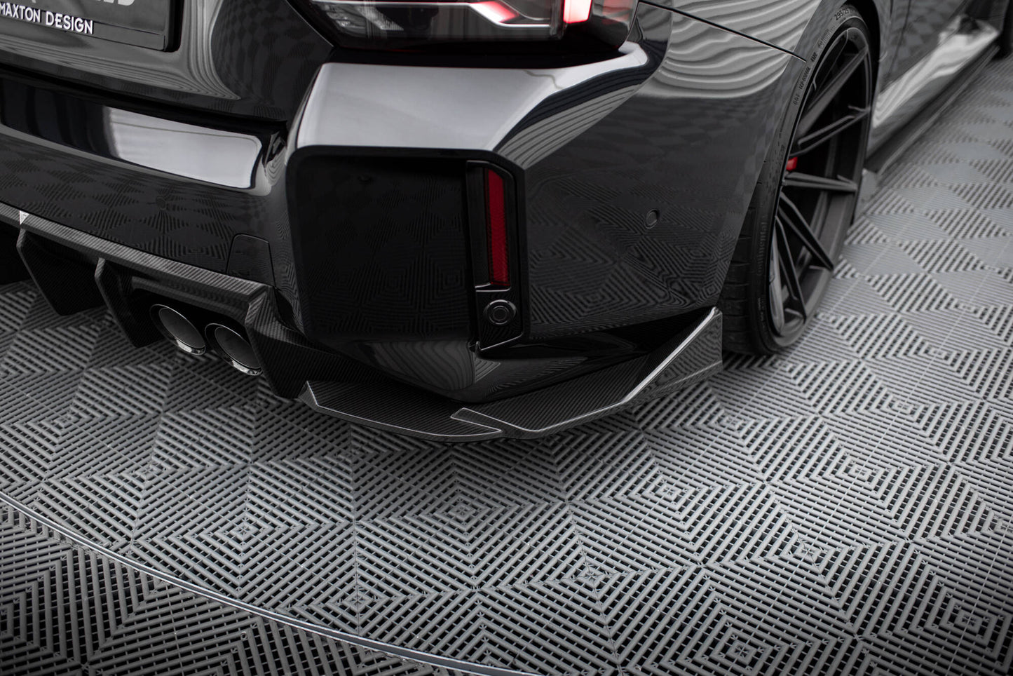 Maxton Carbon Fiber Heck Ansatz Flaps Diffusor für BMW M2 G87