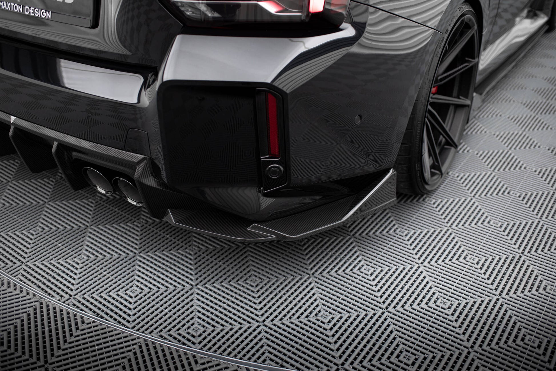 Maxton Set of Carbon Fiber Splitters BMW M2 G87 schwarz matt