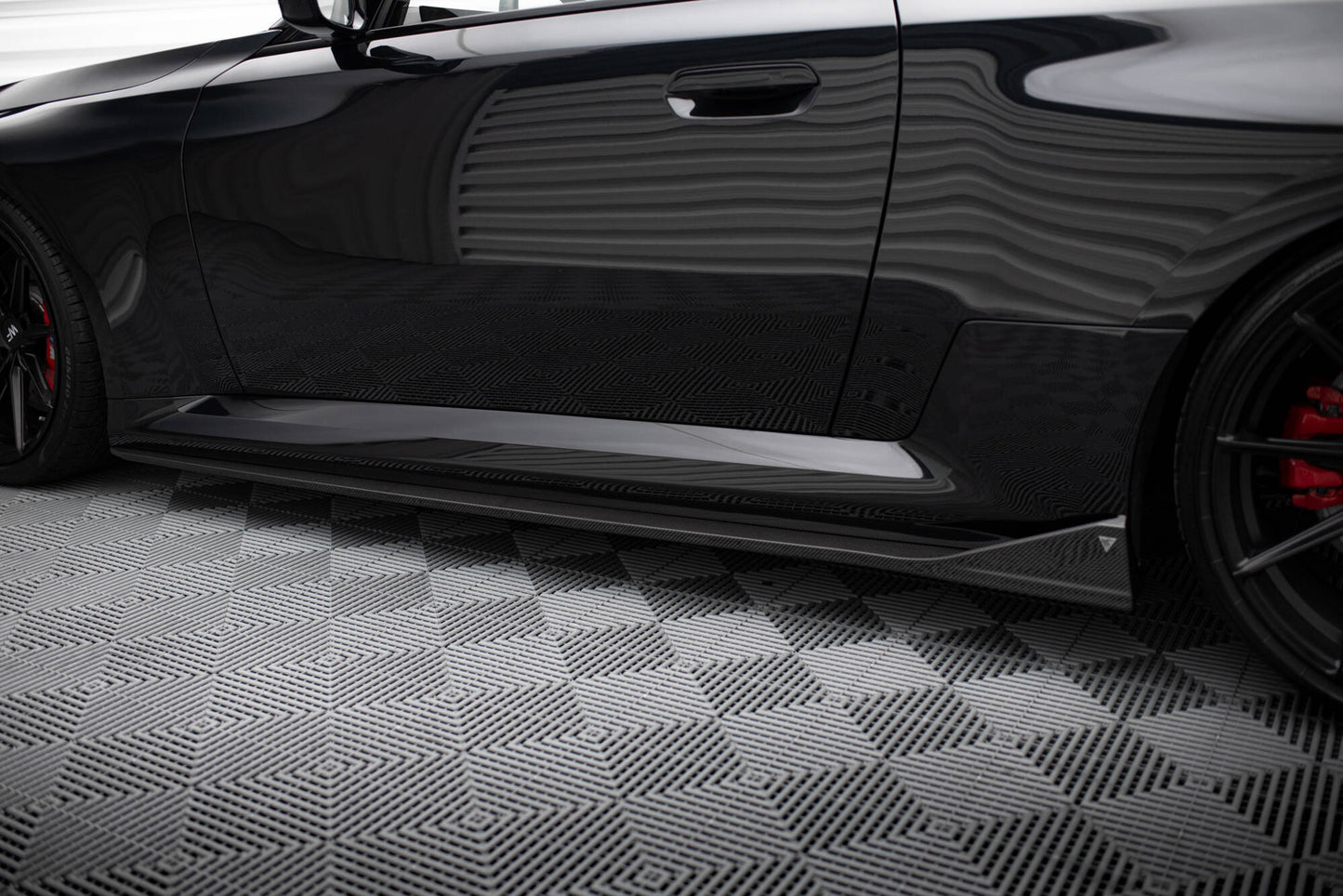 Maxton Set of Carbon Fiber Splitters BMW M2 G87 schwarz matt