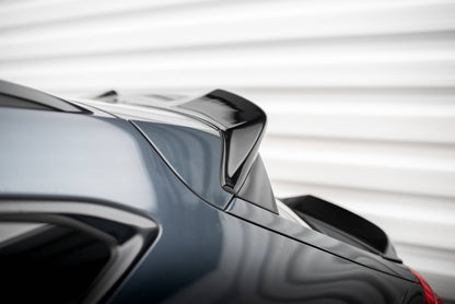 Maxton Höher Spoiler CAP für 3D Cupra Formentor Mk1 schwarz Hochglanz